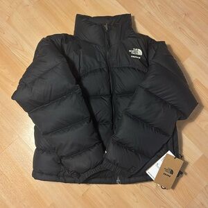 Skims X Northface black puffer